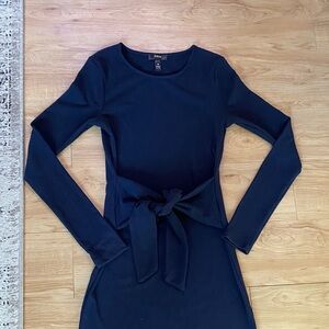 Aqua Dark Blue Long Sleeve Dress size XS